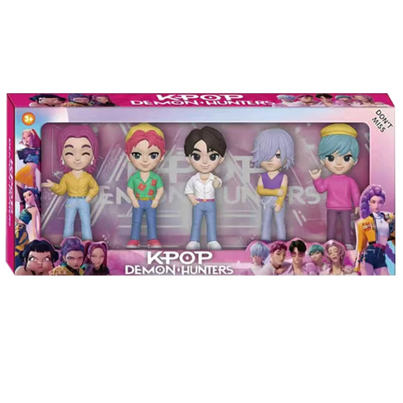 🎎 Figurines KPop Demon Hunters – Rumi, Zoey & Mira / Saja boys