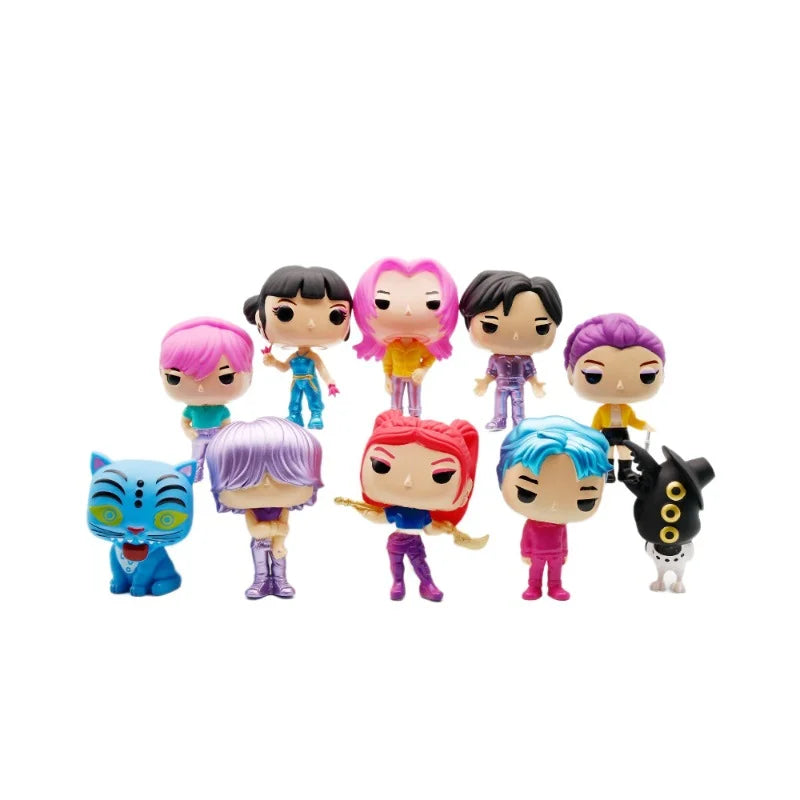 Set de 10 Figurines KPOP Demon Hunters
