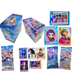 Boîte de Boosters Kpop Demon Hunters – Cartes à collectionner Laser Flash (Huntrix, Rumi, Mira, Zoey)