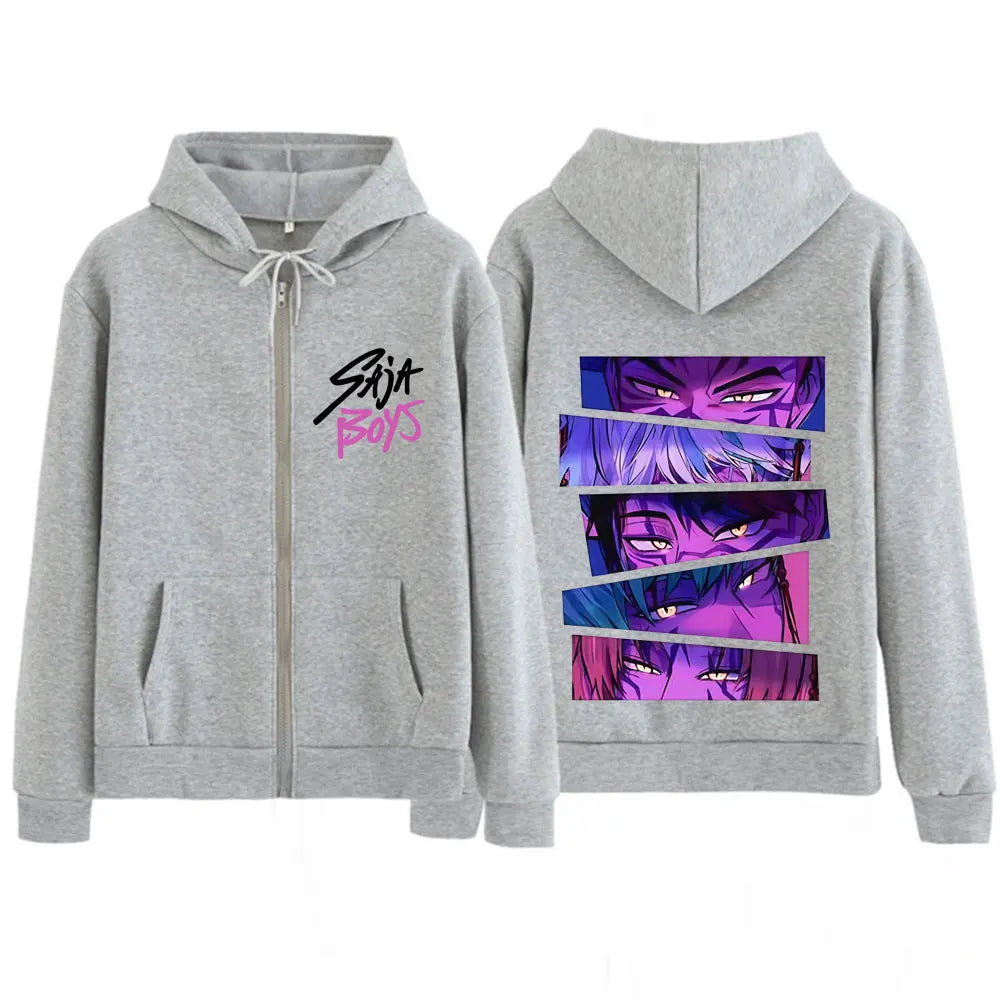 Veste à Capuche Zippée K-Pop Demon Hunters Saja Boys