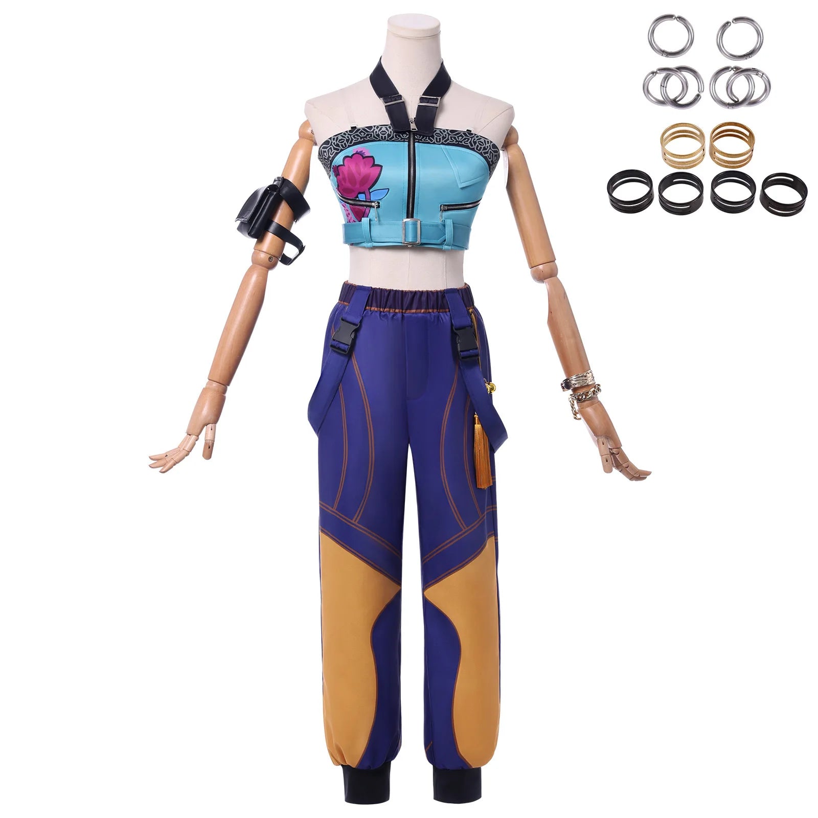 👗 Déguisement Cosplay Demon Hunters Zoey pour femme – Tenue Anime & Kpop