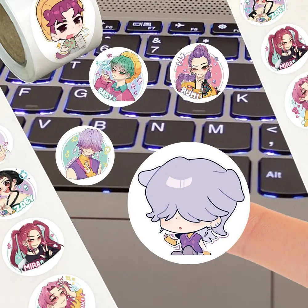 Lot de 500 autocollants K-pop Demon Hunters