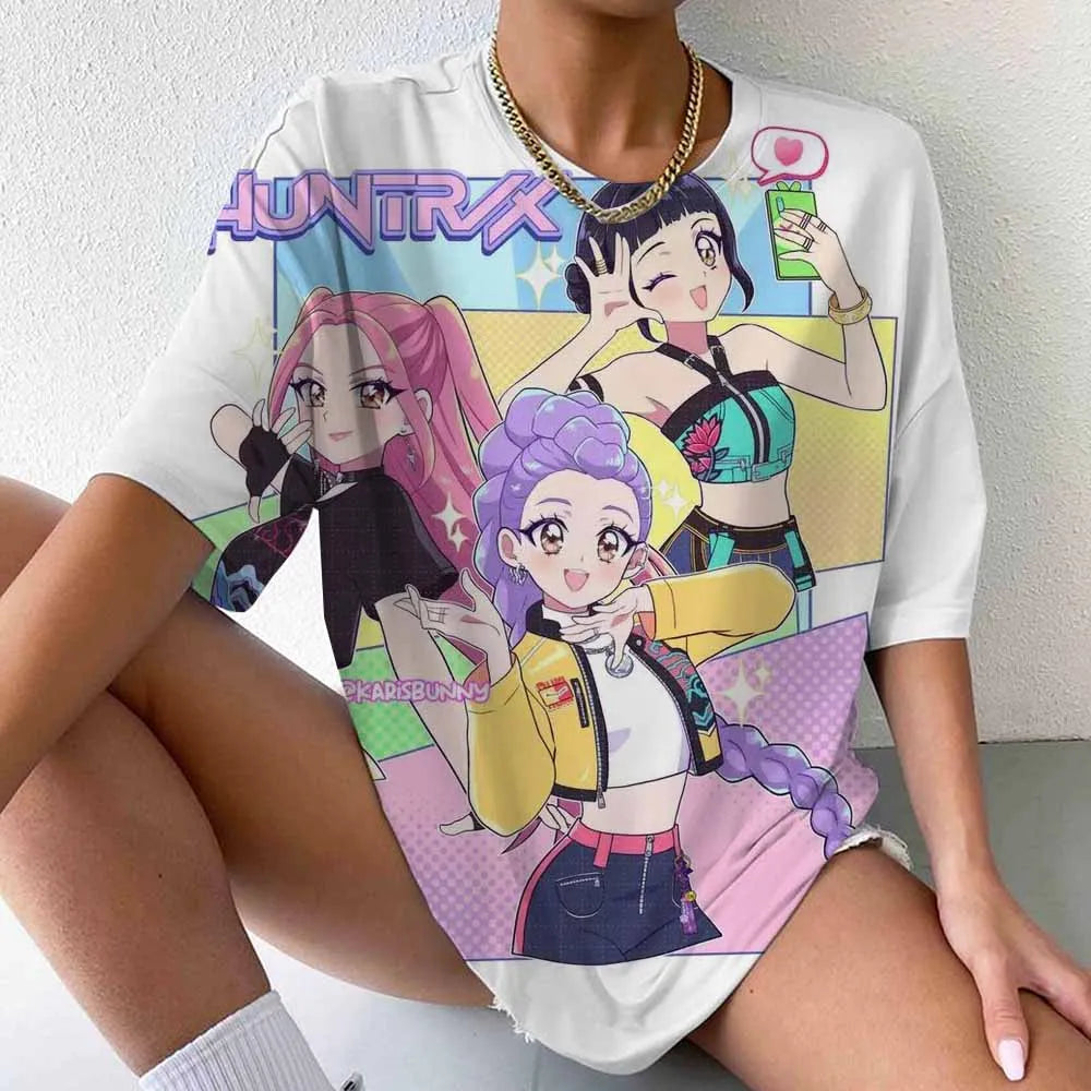 👕 T-shirt Kpop Demon Hunters Huntrix 🌈