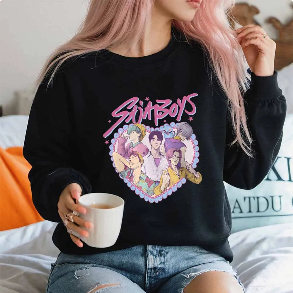 🖤 Sweatshirt Retro SajaBoys Kpop Demon Hunters ✨