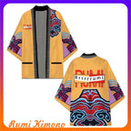 Rumi Mira Demon Cosplay – Kimono Cardigan Unique pour Femmes | Hunters Halloween 2025 K-Pop Style