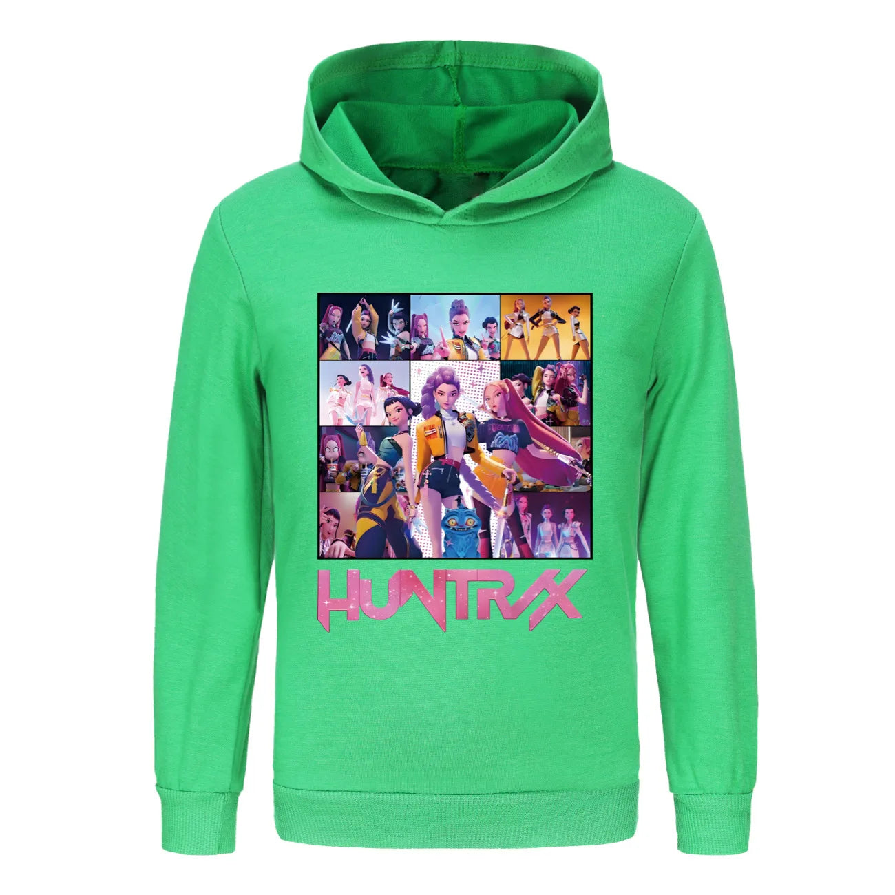 Sweat K-pop Demon Hunters Huntrix Enfant — Sweatshirt Cartoon Garçon/Fille | Tenue Sport & Casual