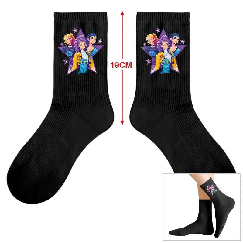 Chaussettes Longues Enfant Kpop Demon Hunters