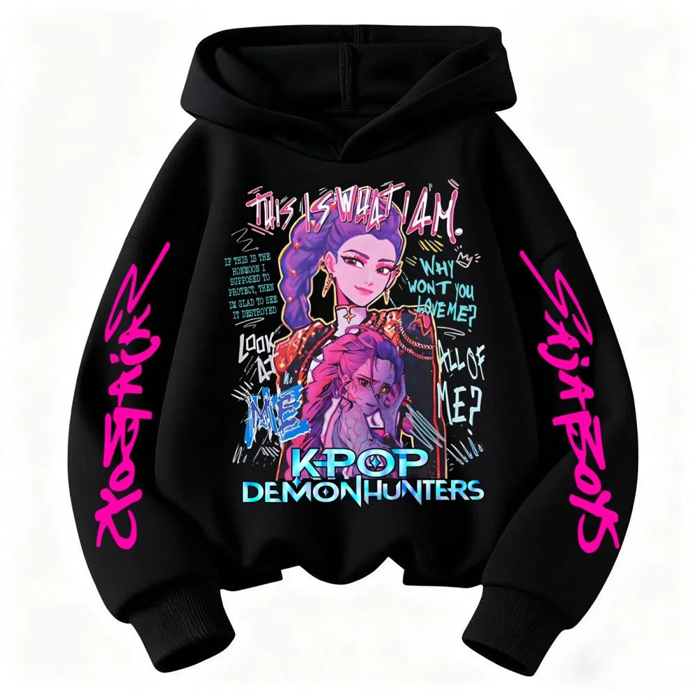 KPop Demon Hunters – Sweat Enfant Huntrix Rumi
