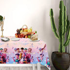 Nappe jetable Kpop Demon Hunters – Décoration d’anniversaire