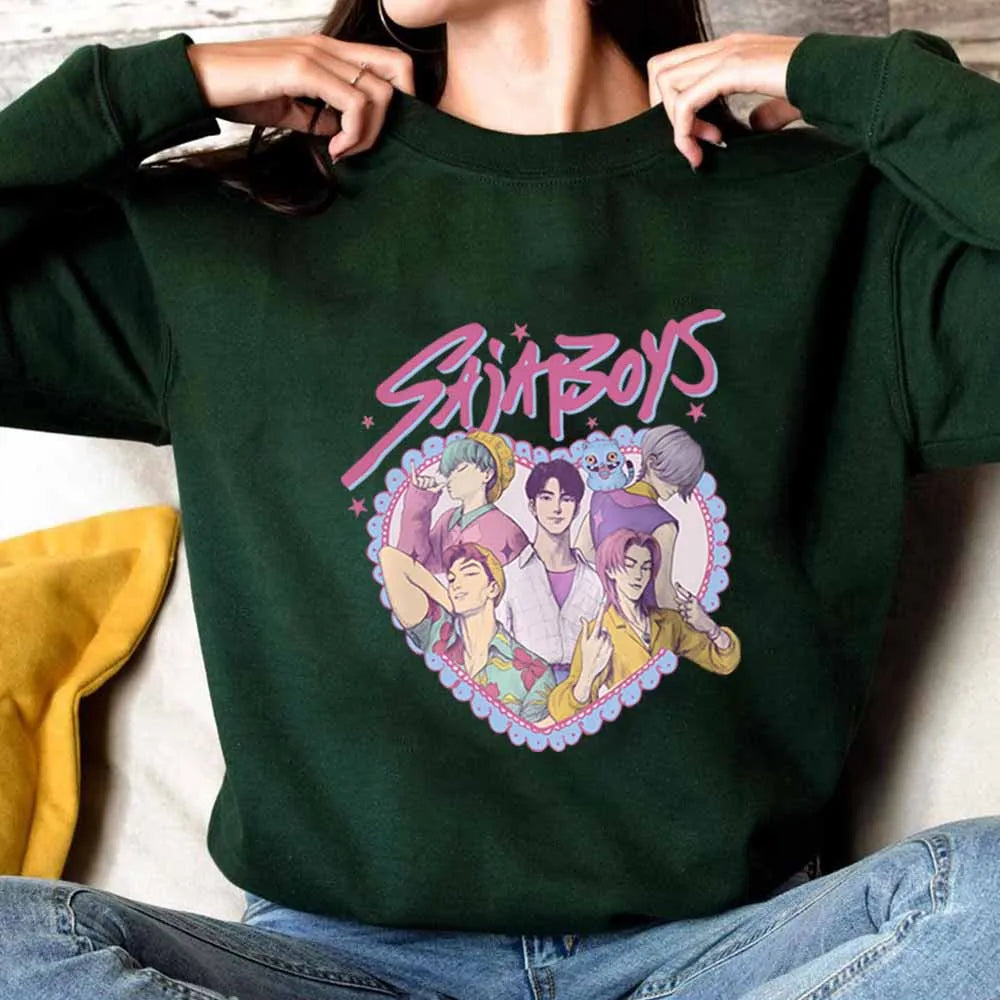 🖤 Sweatshirt Retro SajaBoys Kpop Demon Hunters ✨