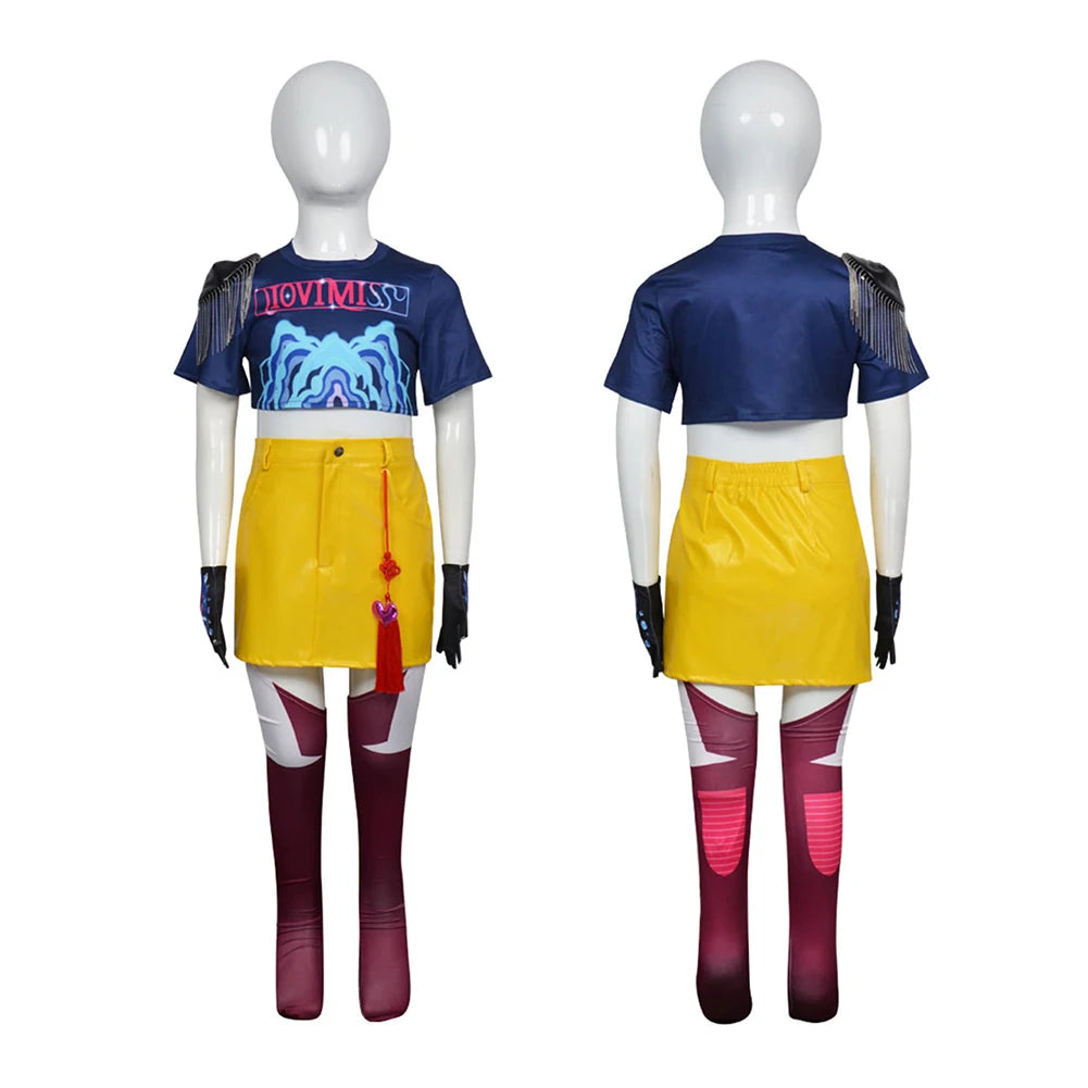 Kpop Demon Hunters – Costume Rumi, Zoey & Mira pour enfants