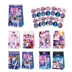 Lot de 12 sacs/pochettes cadeaux Kpop Demon Hunters – Sacs en papier kraft Anime pour anniversaires et fêtes