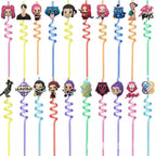 KPop Demon Hunters – Pailles Réutilisables Anniversaire – Rumi, Mira & Zoey