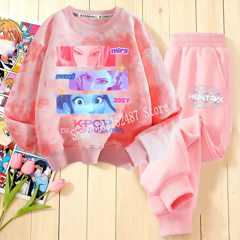 🧥👖 Ensemble Enfant KPop Demon Hunters – Sweat + Pantalon