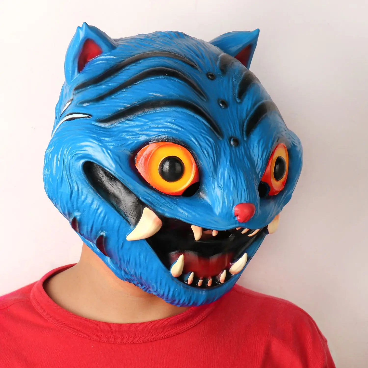 🐯 Masque Tigre bleu – Kpop Demon Hunters 💙