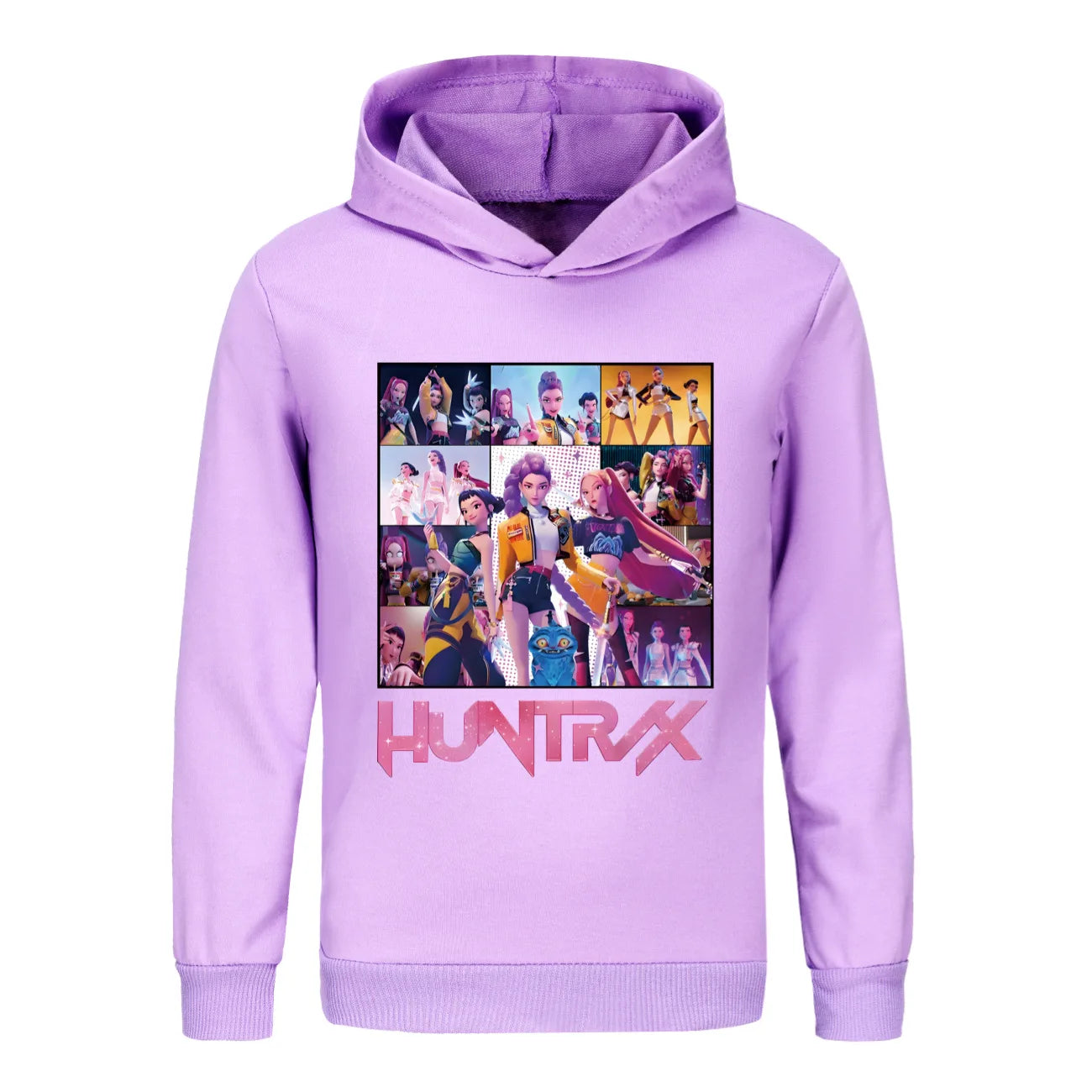 Sweat K-pop Demon Hunters Huntrix Enfant — Sweatshirt Cartoon Garçon/Fille | Tenue Sport & Casual
