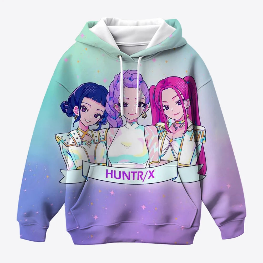 Sweat à Capuche Enfant Kpop Demon Hunters