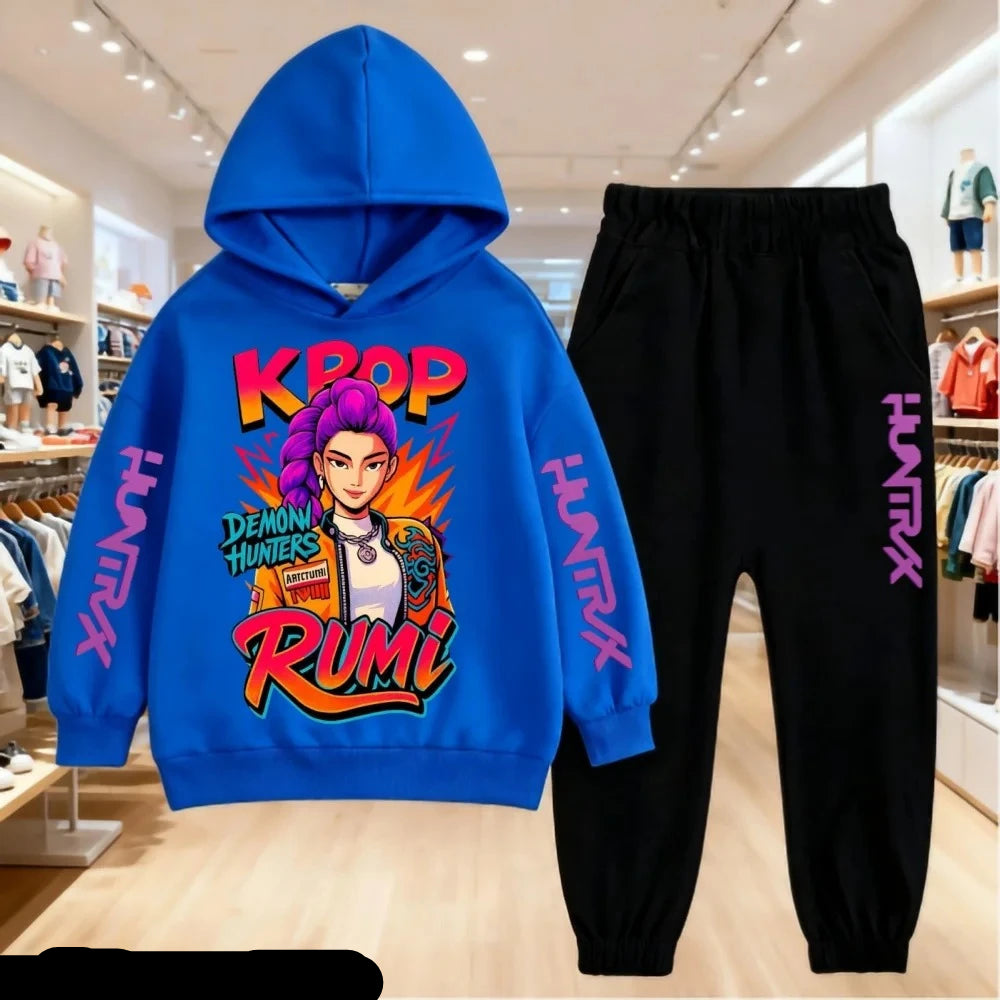 Ensemble Kpop Demon Hunters Enfant — Sweat & Veste Automne Garçon/Fille