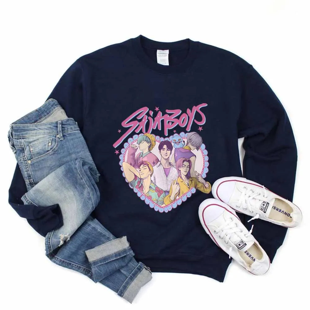 🖤 Sweatshirt Retro SajaBoys Kpop Demon Hunters ✨