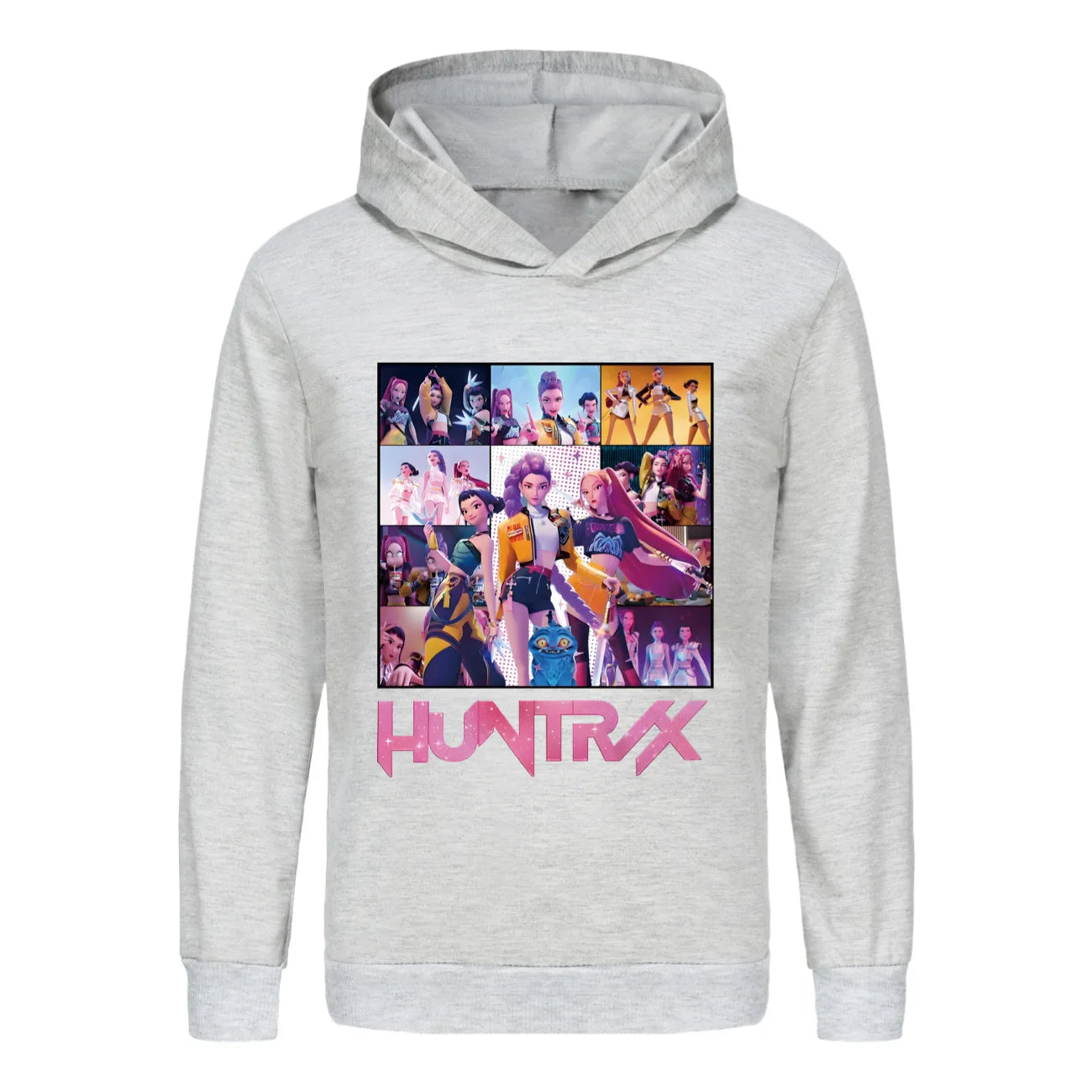 Sweat K-pop Demon Hunters Huntrix Enfant — Sweatshirt Cartoon Garçon/Fille | Tenue Sport & Casual