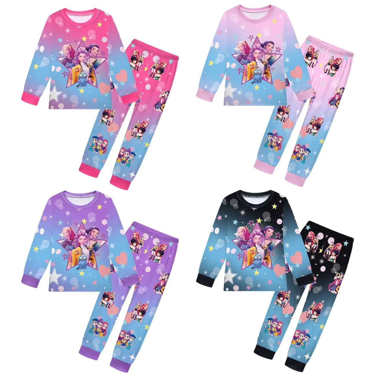 🌙 Kpop Demon Hunters – Pyjama Enfant Fille