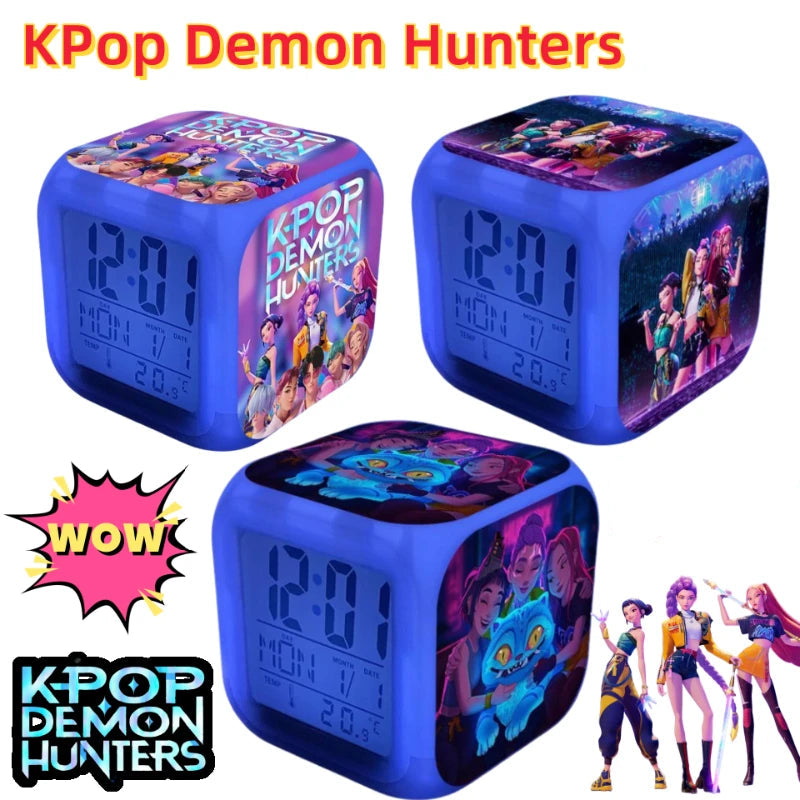 Réveil Lumineux KPop Demon Hunters – Rumi, Mira & Zoey