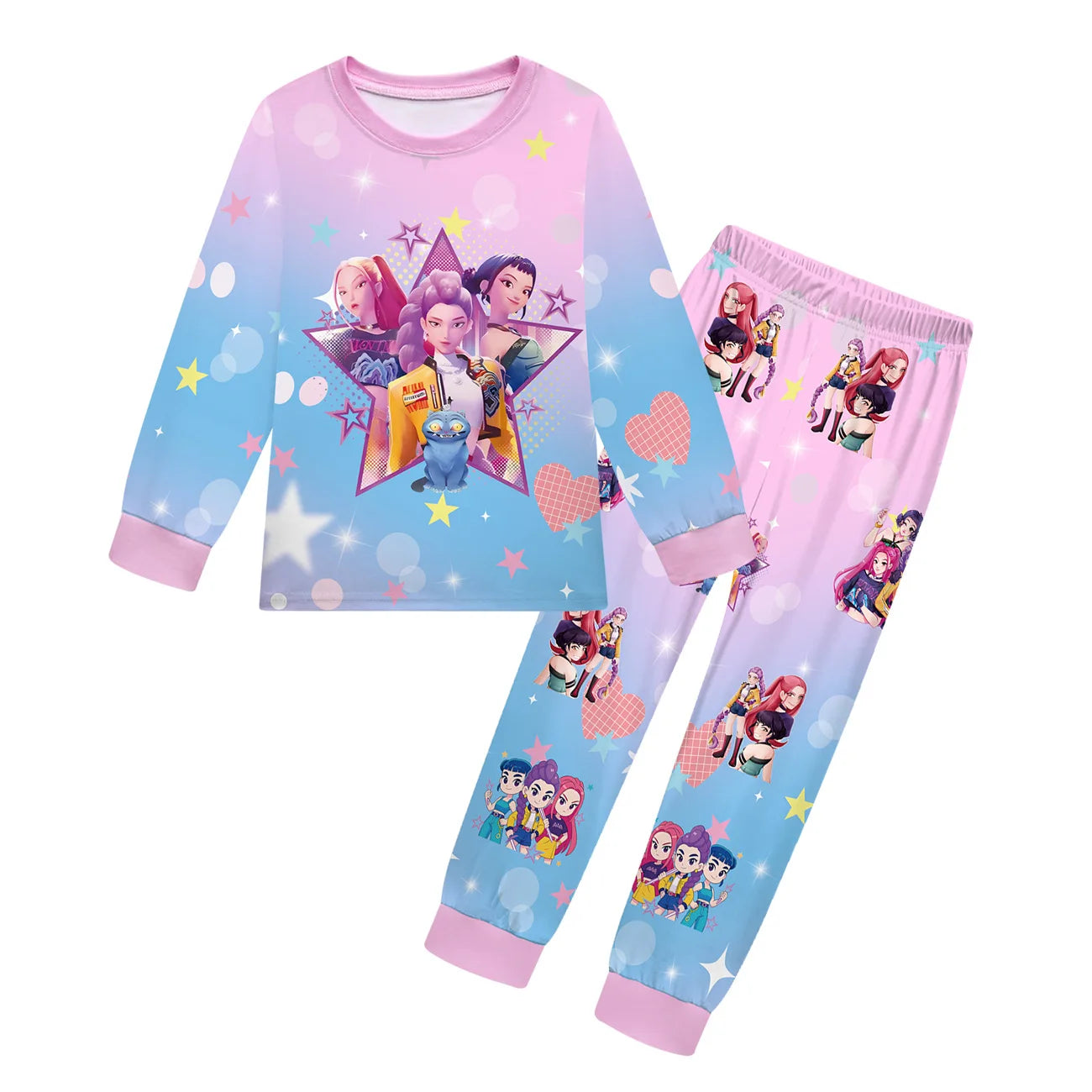 🌙 Kpop Demon Hunters – Pyjama Enfant Fille