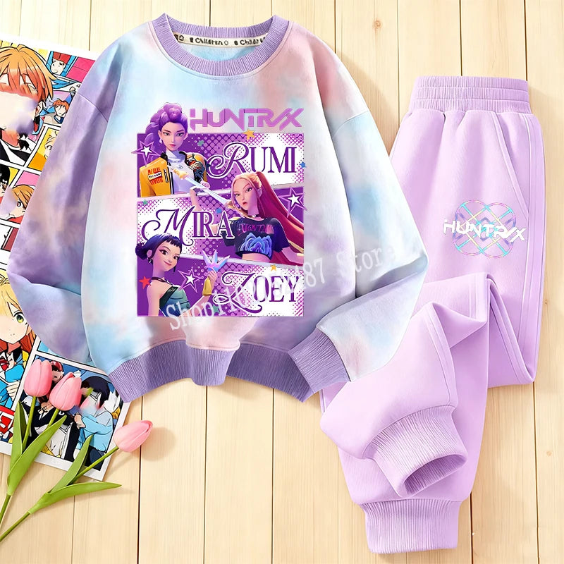 🧥👖 Ensemble Enfant KPop Demon Hunters – Sweat + Pantalon