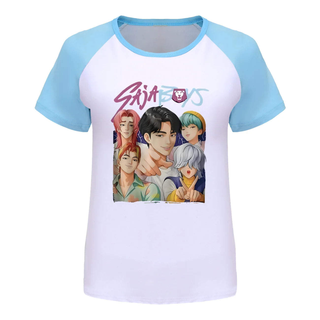 👕 T-shirt Enfant Kpop Demon Hunters – Saja Boys 🎶