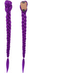 Queue de cheval violette K-pop Demon Hunters – Perruque Rumi 66cm avec pinces (cosplay anime)