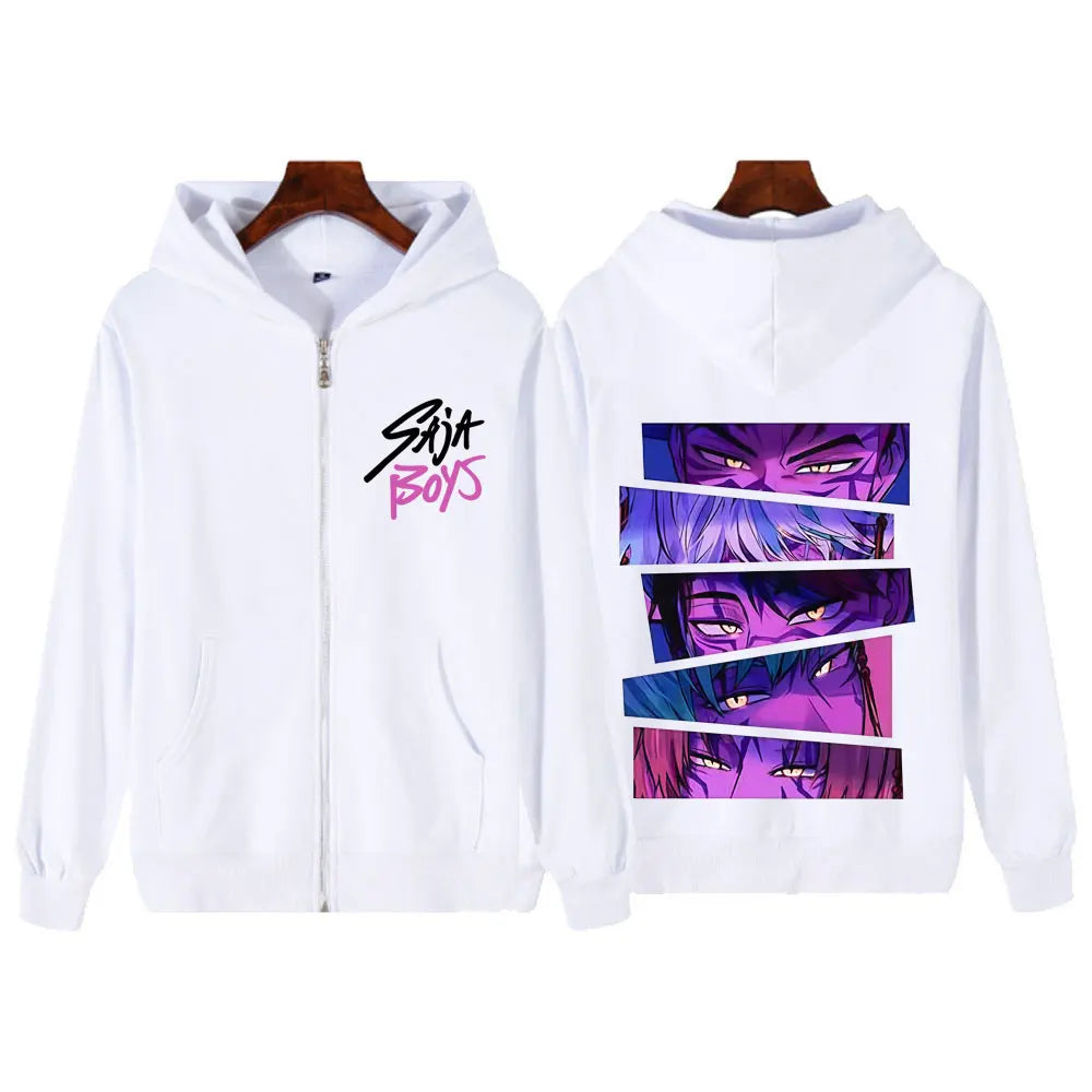 Veste à Capuche Zippée K-Pop Demon Hunters Saja Boys