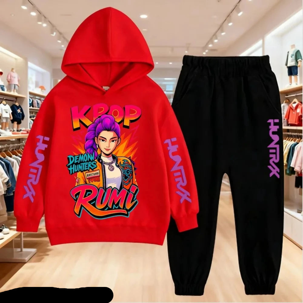Ensemble Kpop Demon Hunters Enfant — Sweat & Veste Automne Garçon/Fille