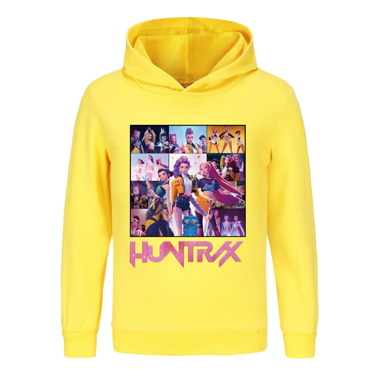 Sweat K-pop Demon Hunters Huntrix Enfant — Sweatshirt Cartoon Garçon/Fille | Tenue Sport & Casual
