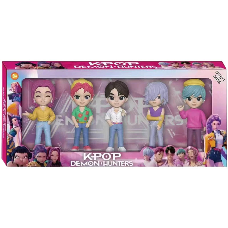 🎎 Figurines KPop Demon Hunters – Rumi, Zoey & Mira / Saja boys