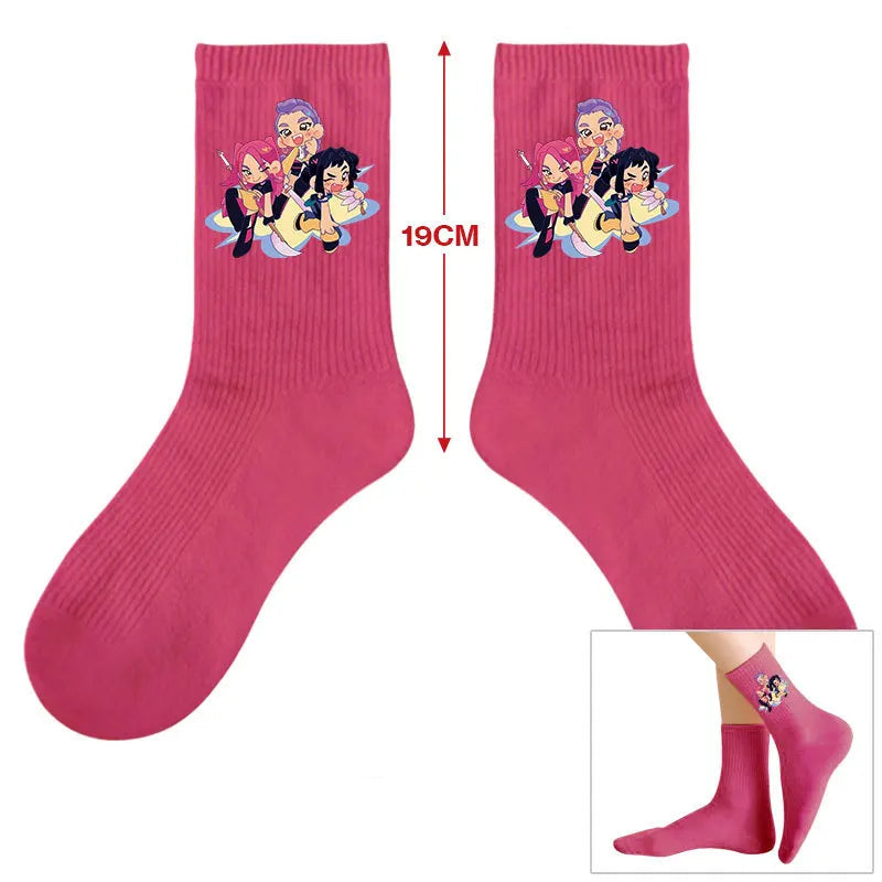 Chaussettes Longues Enfant Kpop Demon Hunters
