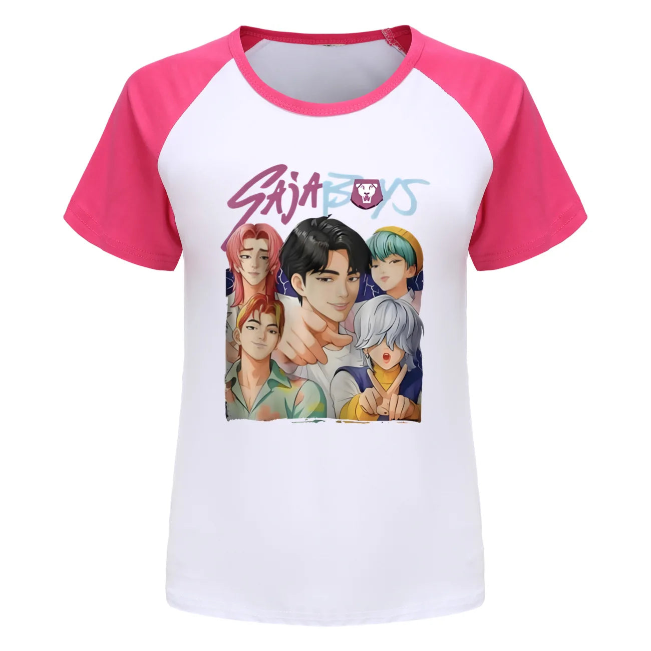 👕 T-shirt Enfant Kpop Demon Hunters – Saja Boys 🎶