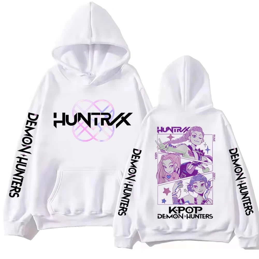 Sweat à Capuche K-Pop Demon Hunters – Style Harajuku Hip-Hop Unisexe