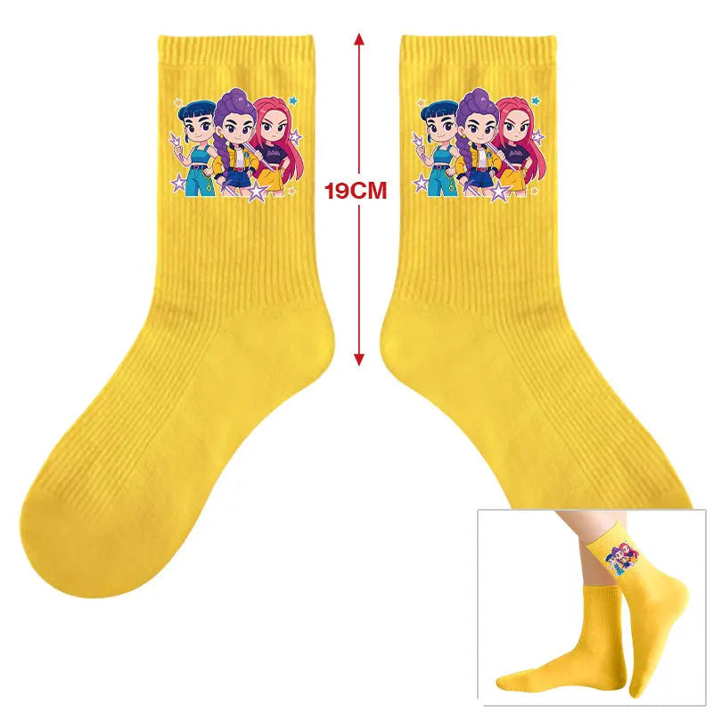 Chaussettes Longues Enfant Kpop Demon Hunters