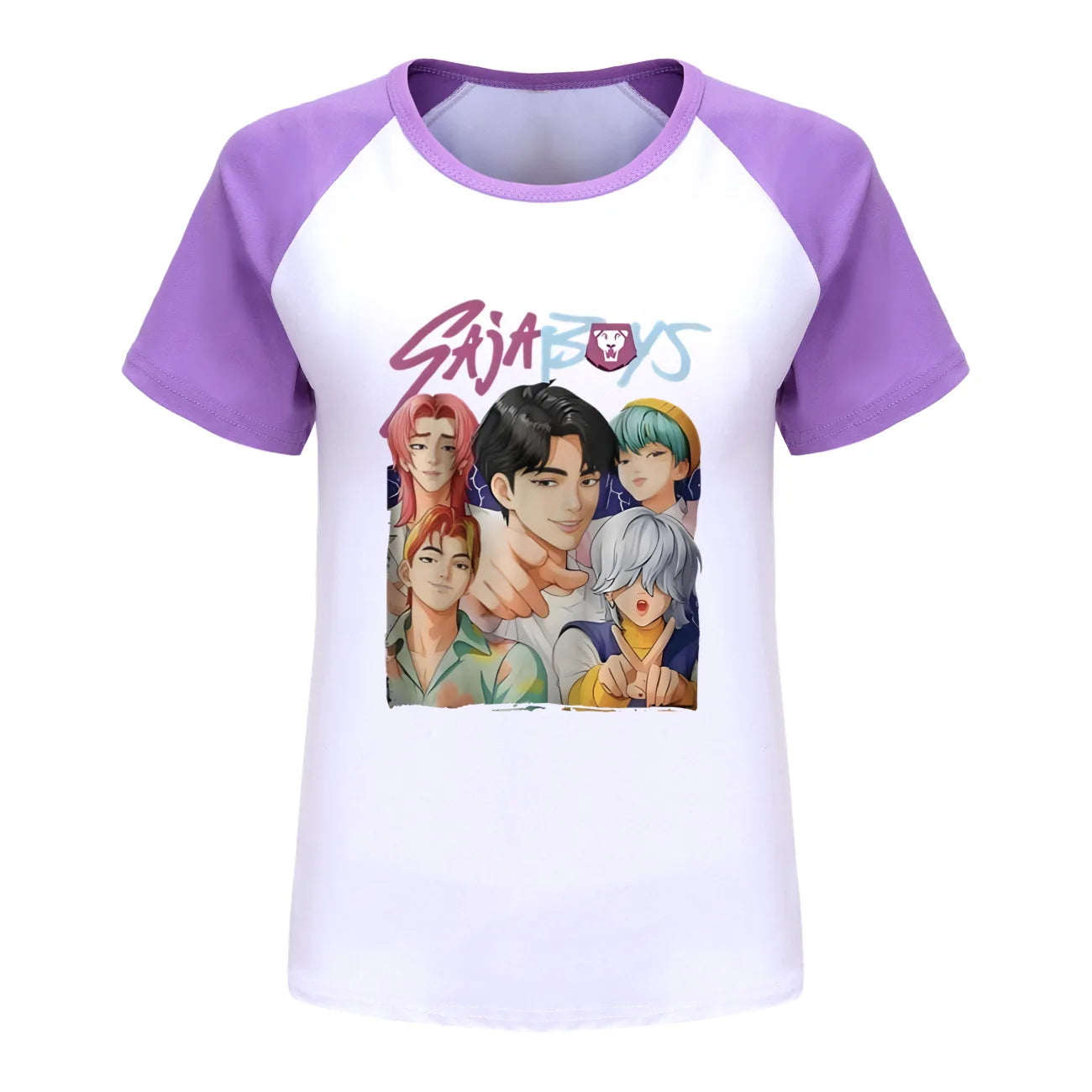 👕 T-shirt Enfant Kpop Demon Hunters – Saja Boys 🎶
