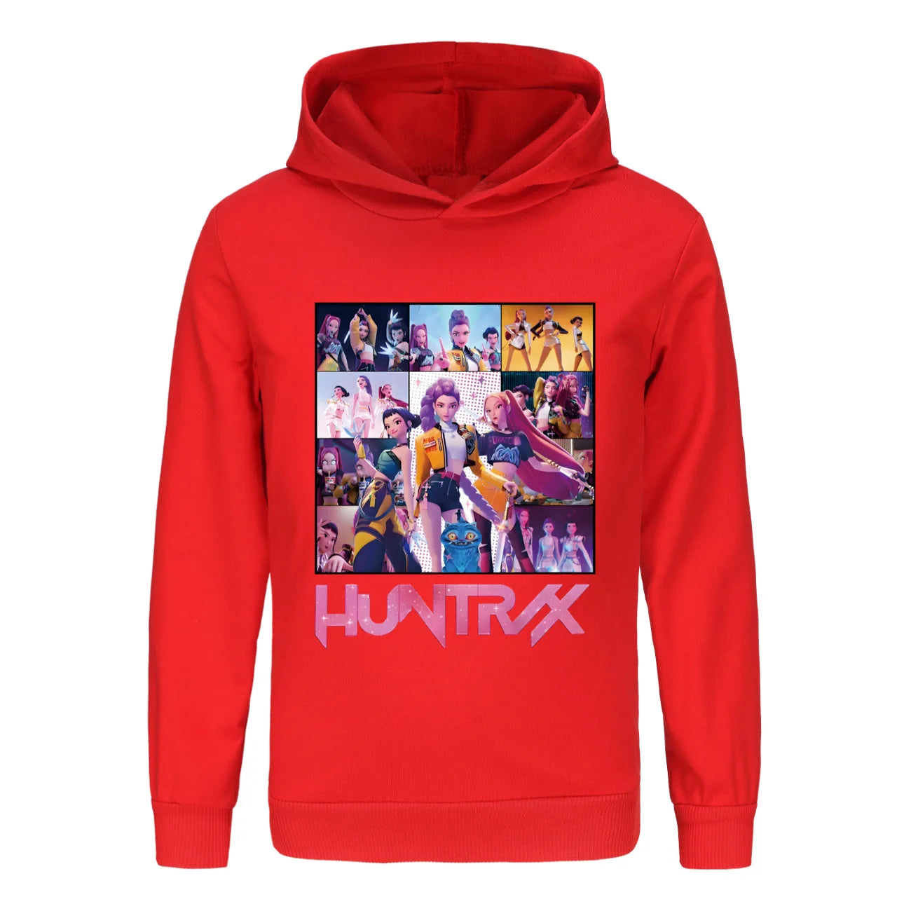 Sweat K-pop Demon Hunters Huntrix Enfant — Sweatshirt Cartoon Garçon/Fille | Tenue Sport & Casual