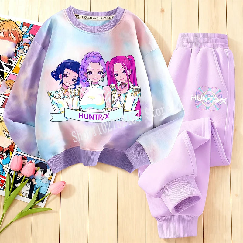 🧥👖 Ensemble Enfant KPop Demon Hunters – Sweat + Pantalon