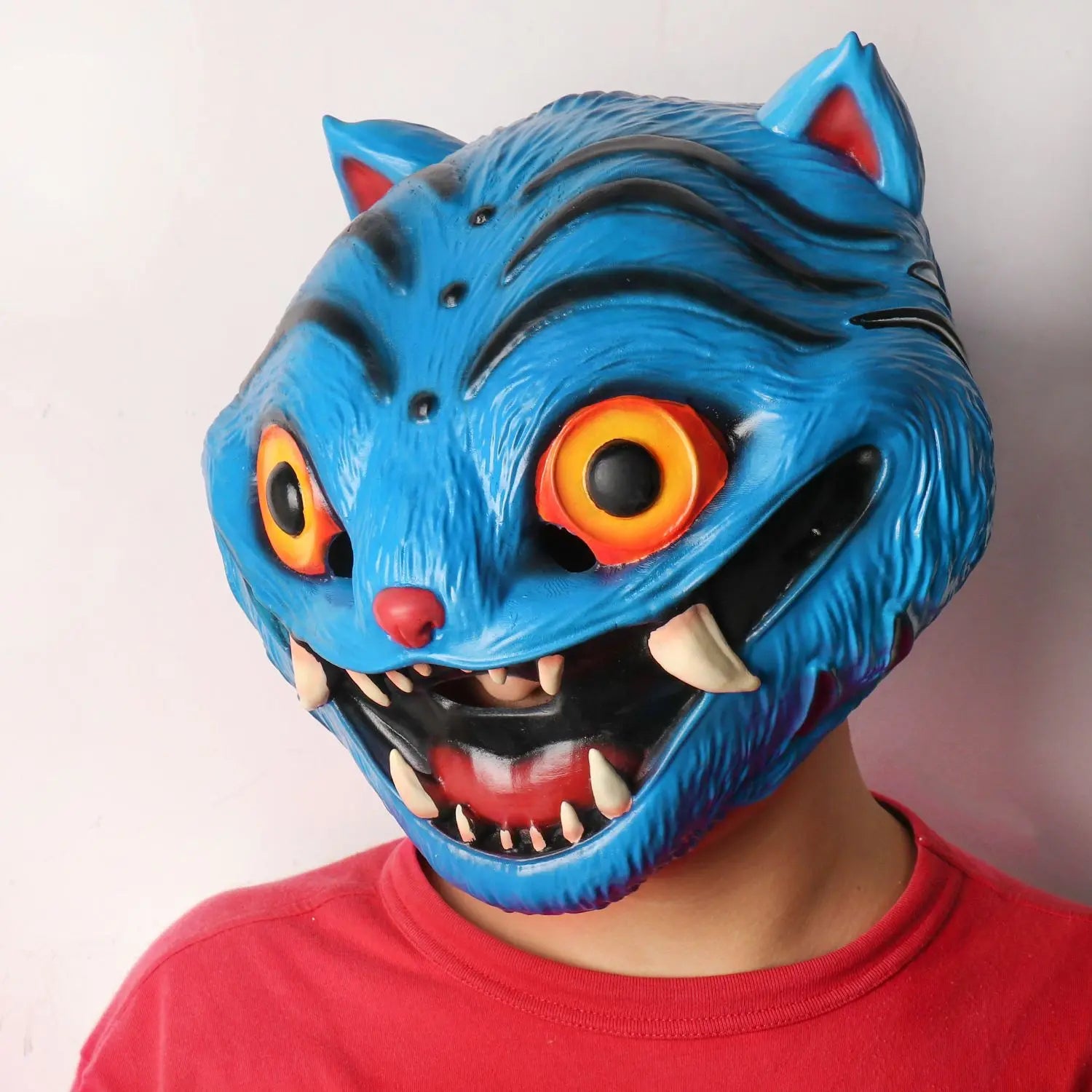 🐯 Masque Tigre bleu – Kpop Demon Hunters 💙