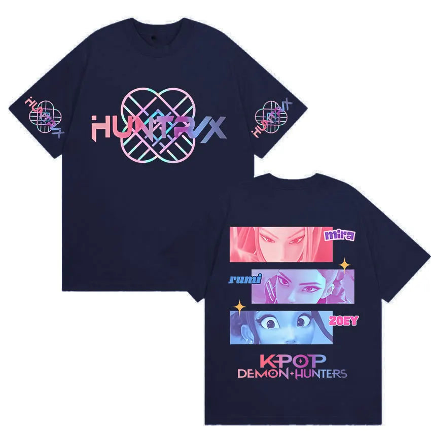 T-shirt KPop Demon Hunters 2025  – Rumi, Mira & Zoey