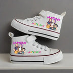 Chaussures enfants Kpop Demon Hunters — Baskets montantes respirantes pour filles — Sneakers sport école & extérieur