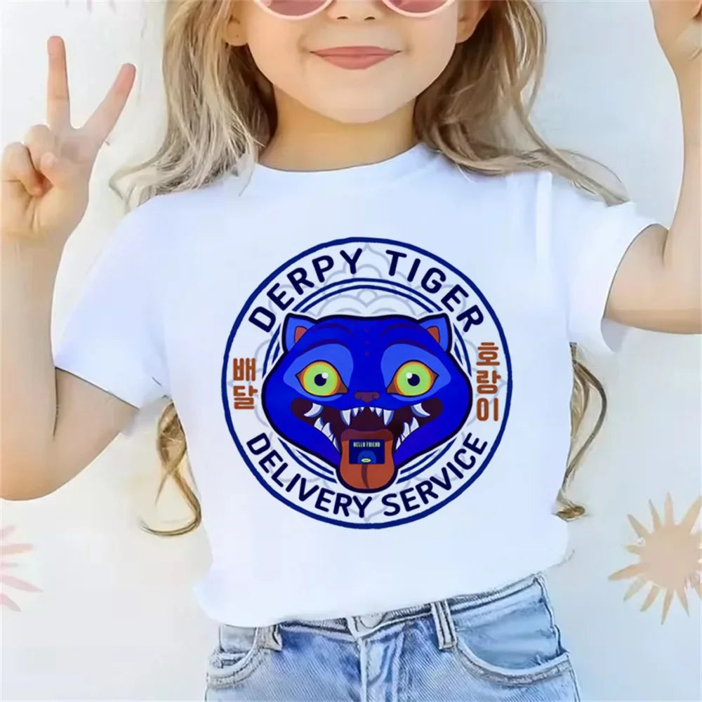 👕 T-shirt blanc K-pop Demon Hunters