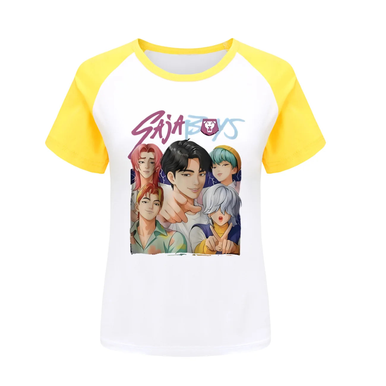 👕 T-shirt Enfant Kpop Demon Hunters – Saja Boys 🎶