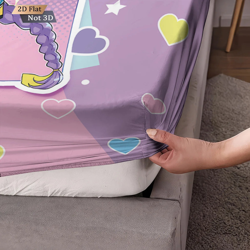 Set de Draps K-Pop Demon Hunters – 3 Pièces