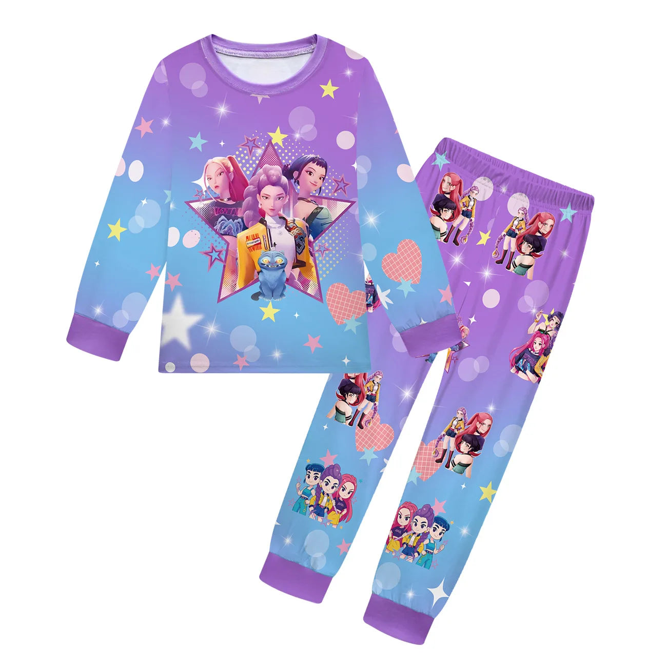 🌙 Kpop Demon Hunters – Pyjama Enfant Fille