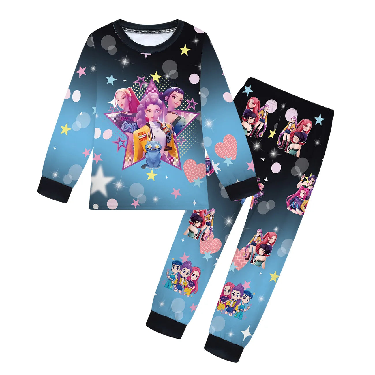 🌙 Kpop Demon Hunters – Pyjama Enfant Fille