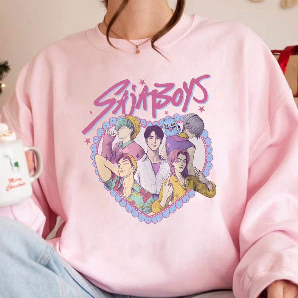 🖤 Sweatshirt Retro SajaBoys Kpop Demon Hunters ✨